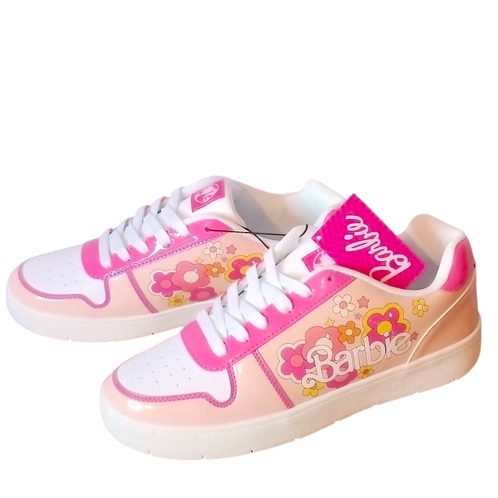 New! BARBIE by Mattel Women's Lace Up Sneakers  Size 9 - Picture 5 of 10